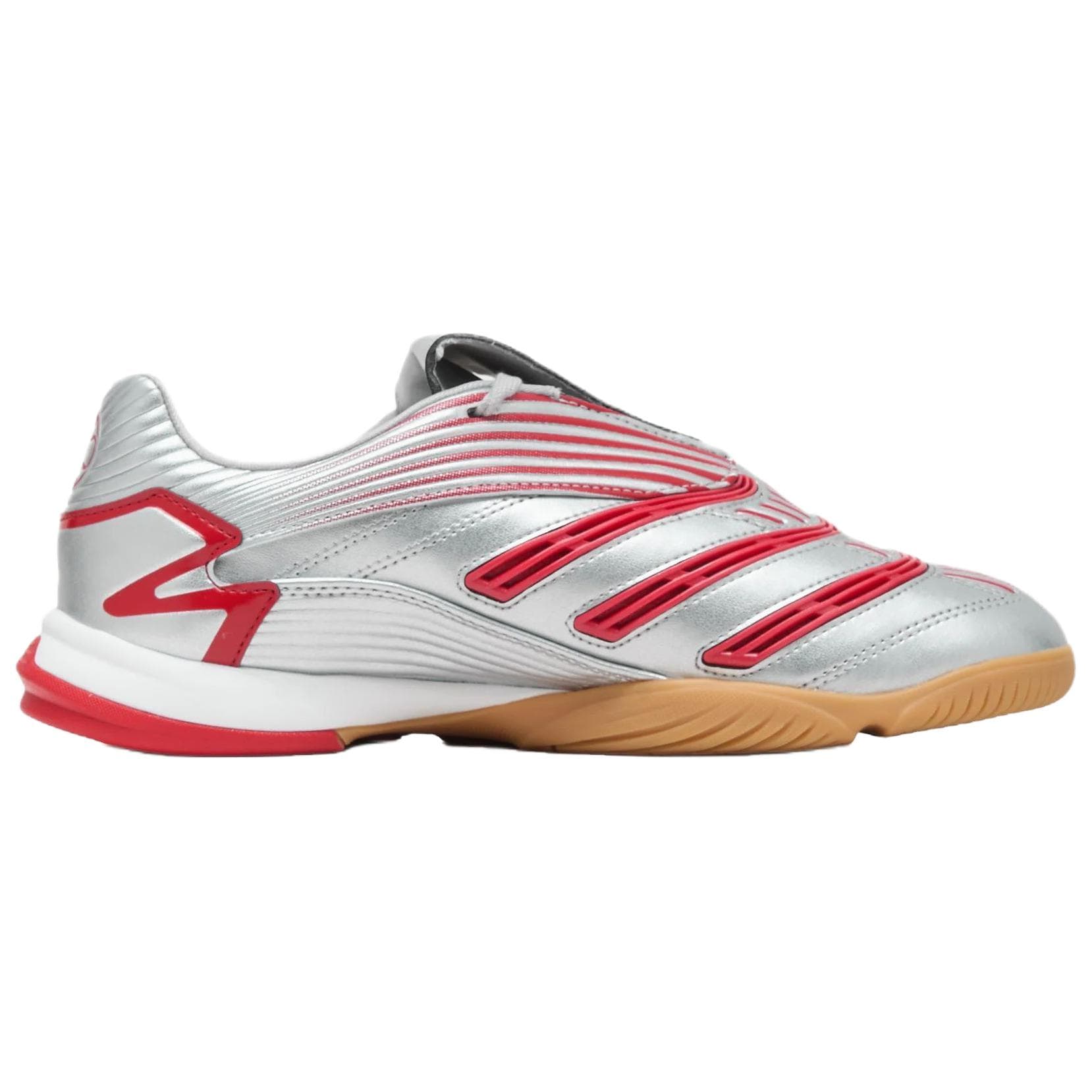Кроссовки для футбола Adidas Predator Sala Футбольные бутсы Женские Серебристый Красный - изображение 2