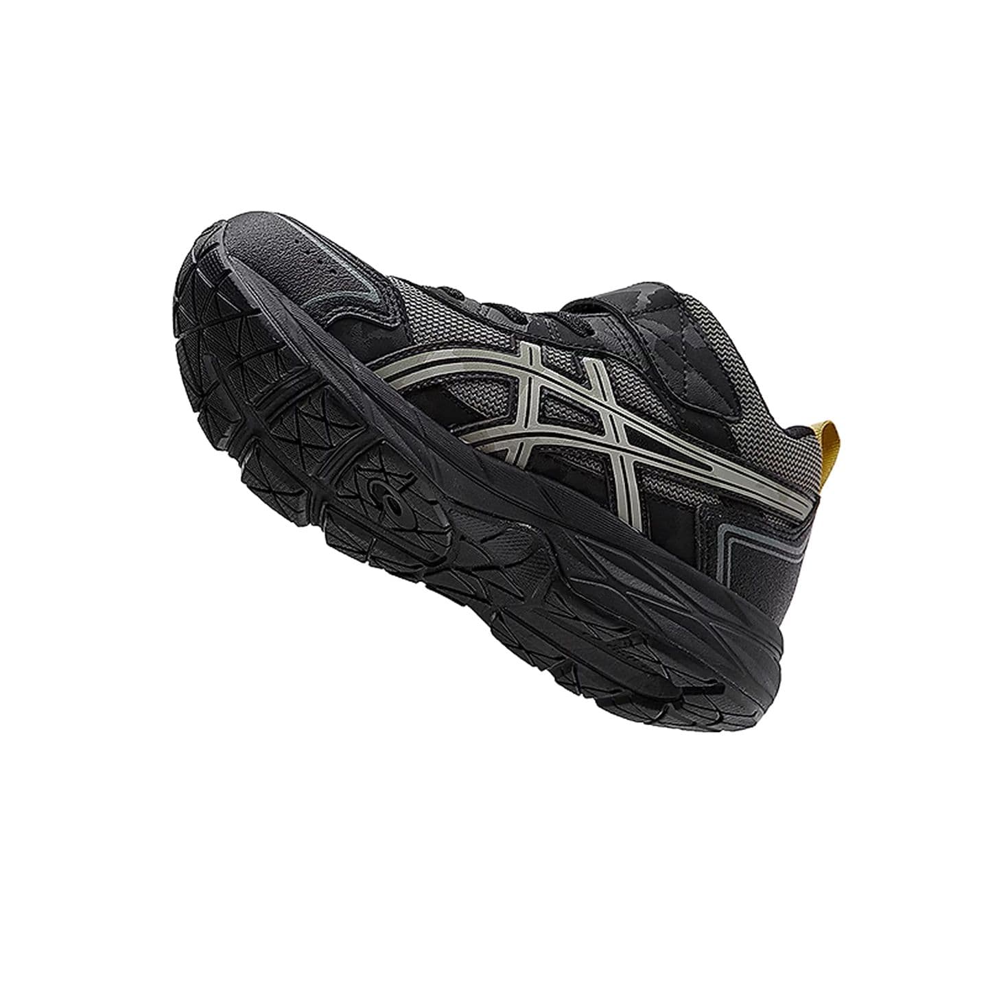 Кроссовки ASICS KIDS Гель Contend Синтетическая кожа текстиль MID Топ Беговые кроссовки Черно-серый Детский - изображение 3