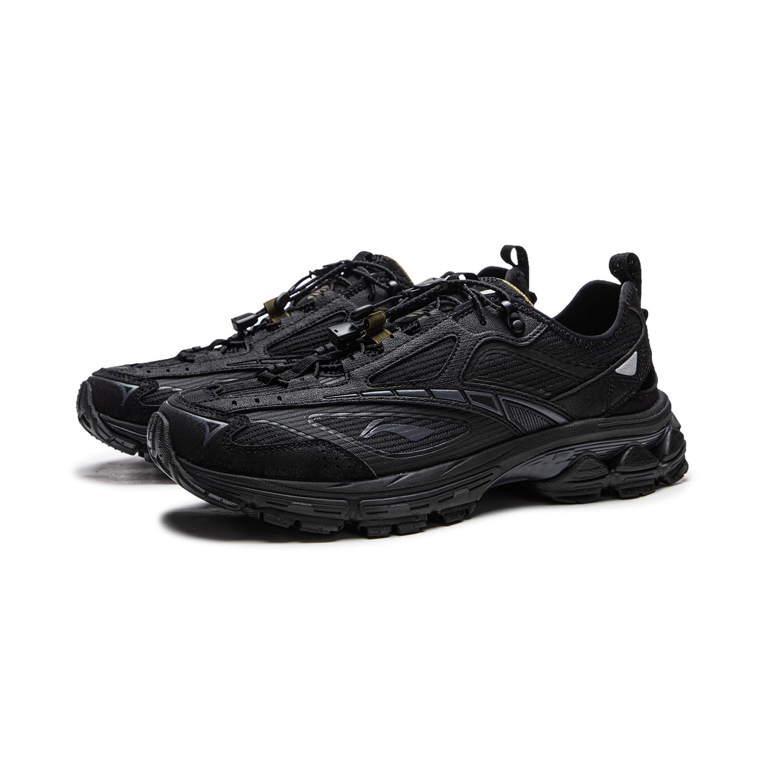 Кроссовки для бега Li NING Fuyao 2,0 Trail V3 Синтетическая кожа ТПУ (TPU) Амортизация Отскок Низкий верх Повседневные беговые кроссовки - изображение 3