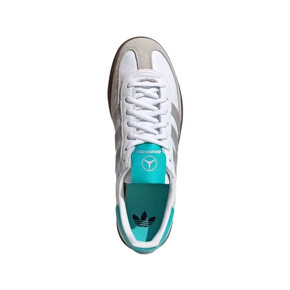 Кроссовки Adidas Originals x Mercedes AMG F1 HANDBALL SPEZIAL Низкие кеды из немецкой кожи (GAT) Мужские - изображение 5