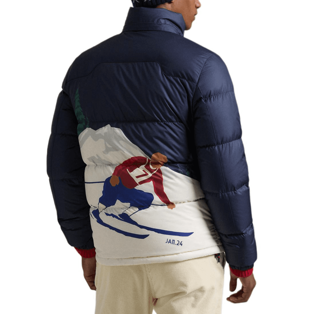 Зимняя куртка Polo Ralph Lauren FW24 Пуховик Мужской Темно-Синий - изображение 4