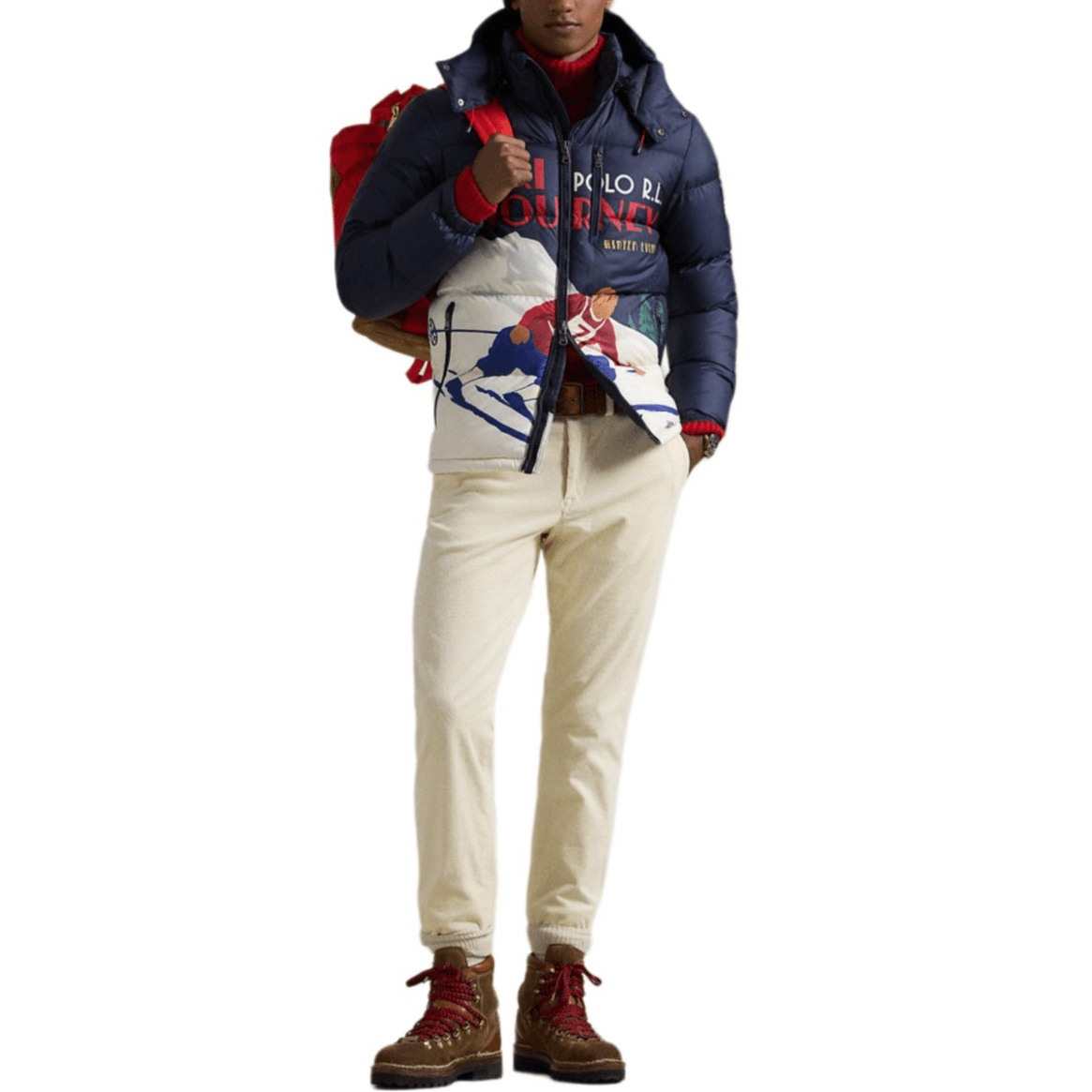 Зимняя куртка Polo Ralph Lauren FW24 Пуховик Мужской Темно-Синий - изображение 2
