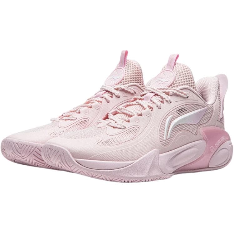Кроссовки для баскетбола Li-Ning YOUNG Детские Баскетбольные Кроссовки Wind Shadow 2,0, Удобные И Универсальные, Лоу-топы, Ярко-розовый, Для Подростков - изображение 3