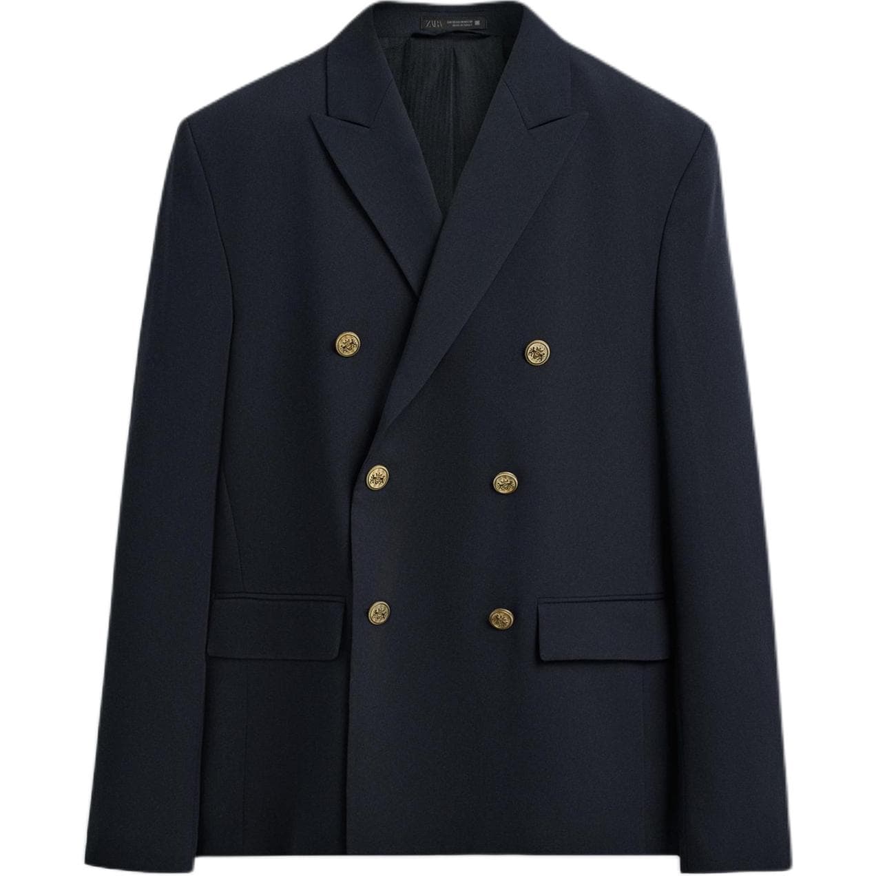 Пиджак ZARA Глубокий морской синий Мужской Деловые костюмы - изображение 1