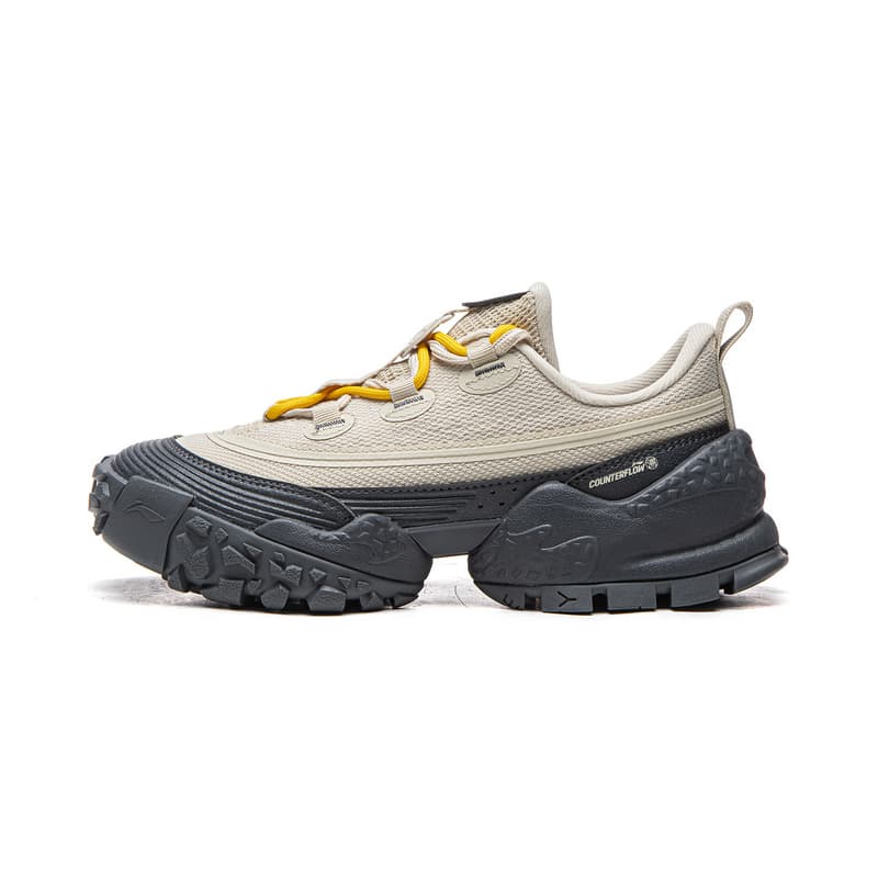Кроссовки Li NING Outdoor Counterflow Linjing Низкий Топ Походная Обувь Женская Овсяный Серый Эбеново-Черный - изображение 1