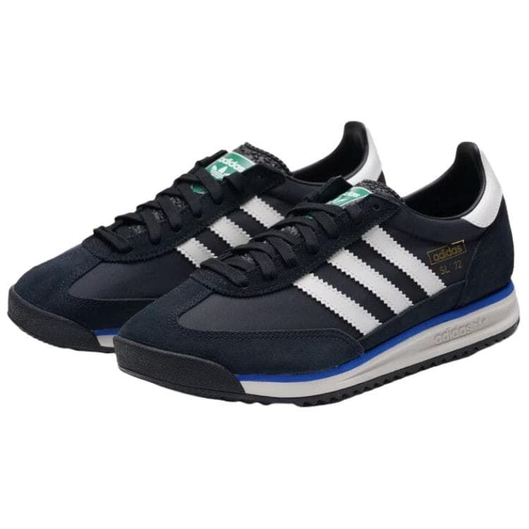 Кроссовки Adidas Originals SL 72 RS Повседневная обувь Унисекс Черный Белый - изображение 3