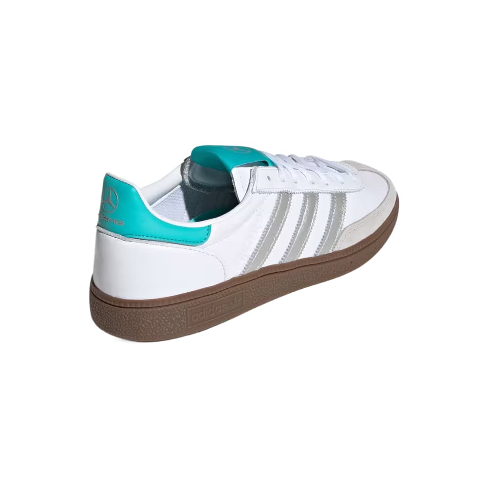 Кроссовки Adidas Originals x Mercedes AMG F1 HANDBALL SPEZIAL Низкие кеды из немецкой кожи (GAT) Мужские - изображение 4