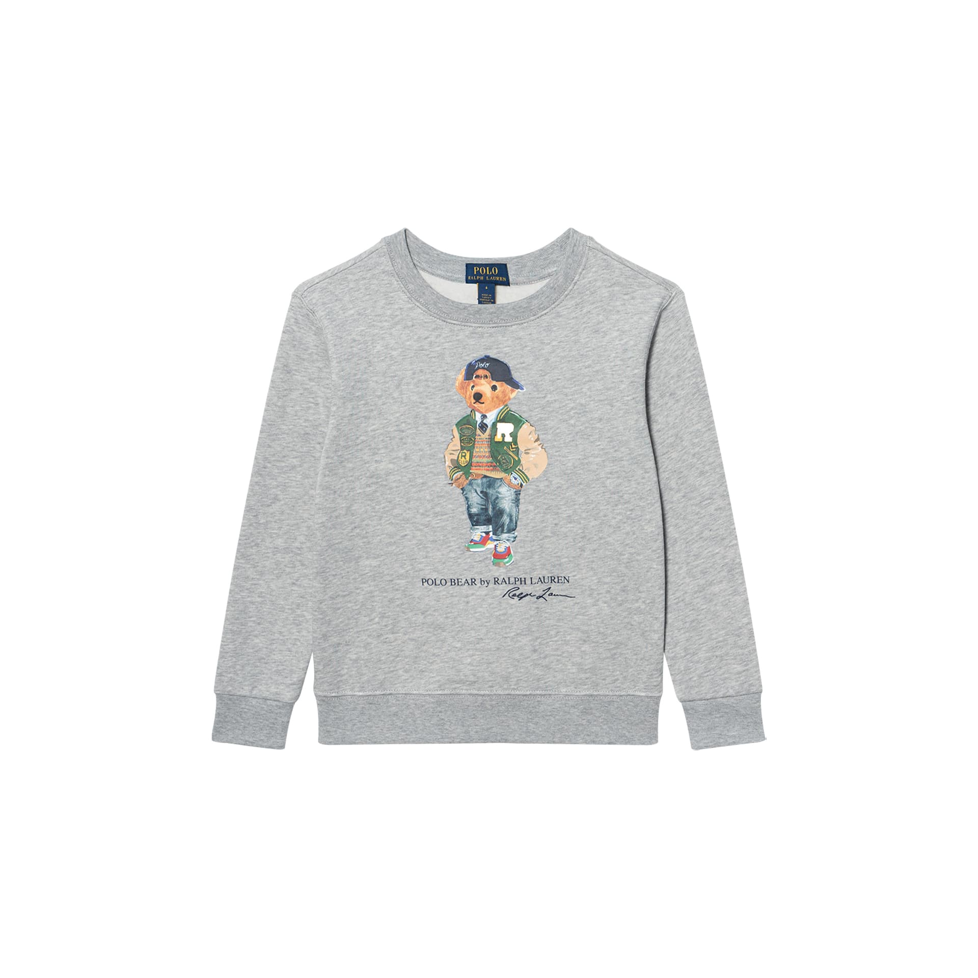 Толстовка Polo Ralph Lauren Серого цвета для детей - изображение 1