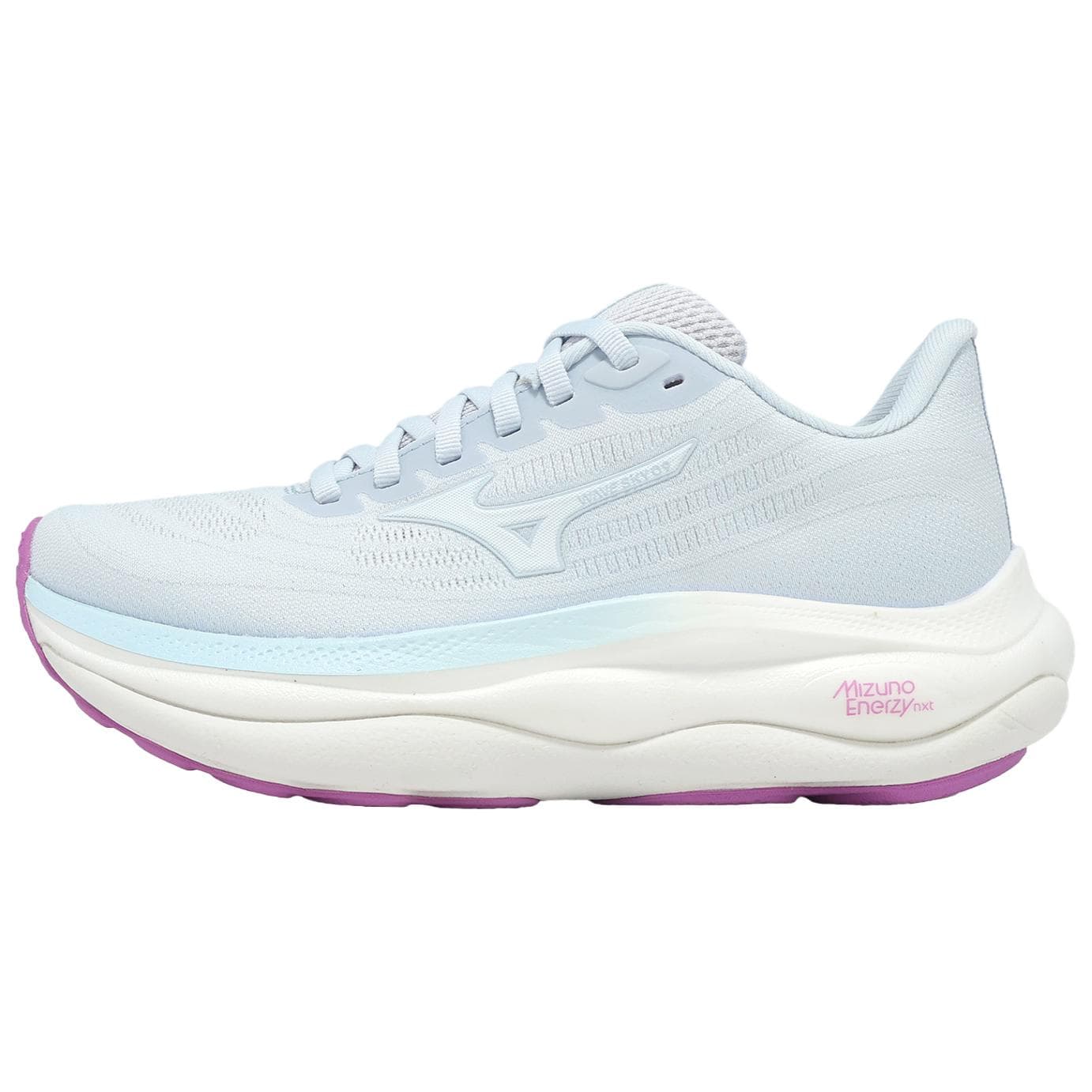 Кроссовки для бега Mizuno WAVE SKY 9 Дышащие Беговые Кроссовки Женские Светло-Синие - изображение 1