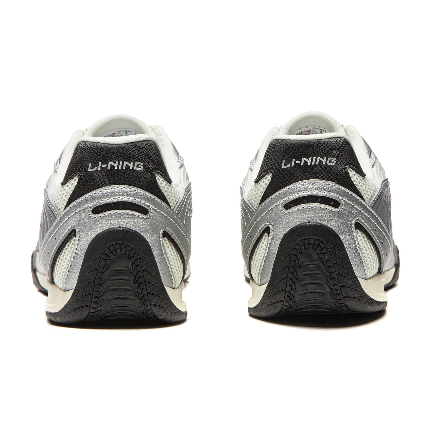 Кроссовки Li NING Film CLASSIC Low Топ Повседневная обувь Мужской Серебристо-серый - изображение 6