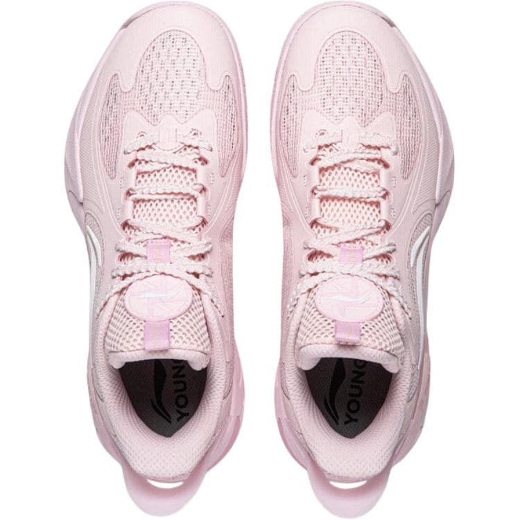 Кроссовки для баскетбола Li-Ning YOUNG Детские Баскетбольные Кроссовки Wind Shadow 2,0, Удобные И Универсальные, Лоу-топы, Ярко-розовый, Для Подростков - изображение 4