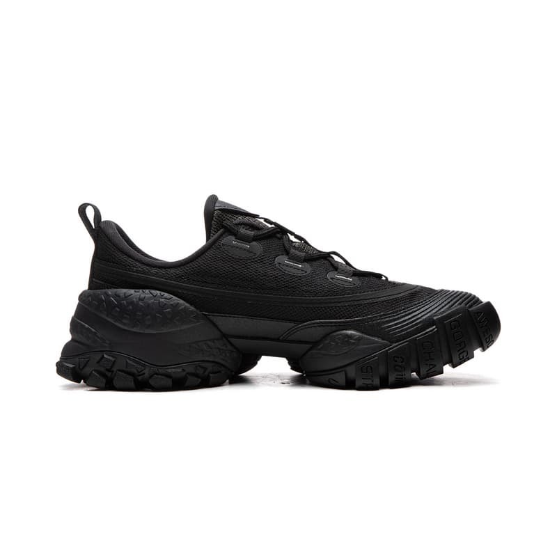 Кроссовки Li NING Outdoor Counterflow Linjing Амортизация Oтскок Дышащий Low Топ Поход Обувь Унисекс Ночной черный - изображение 2
