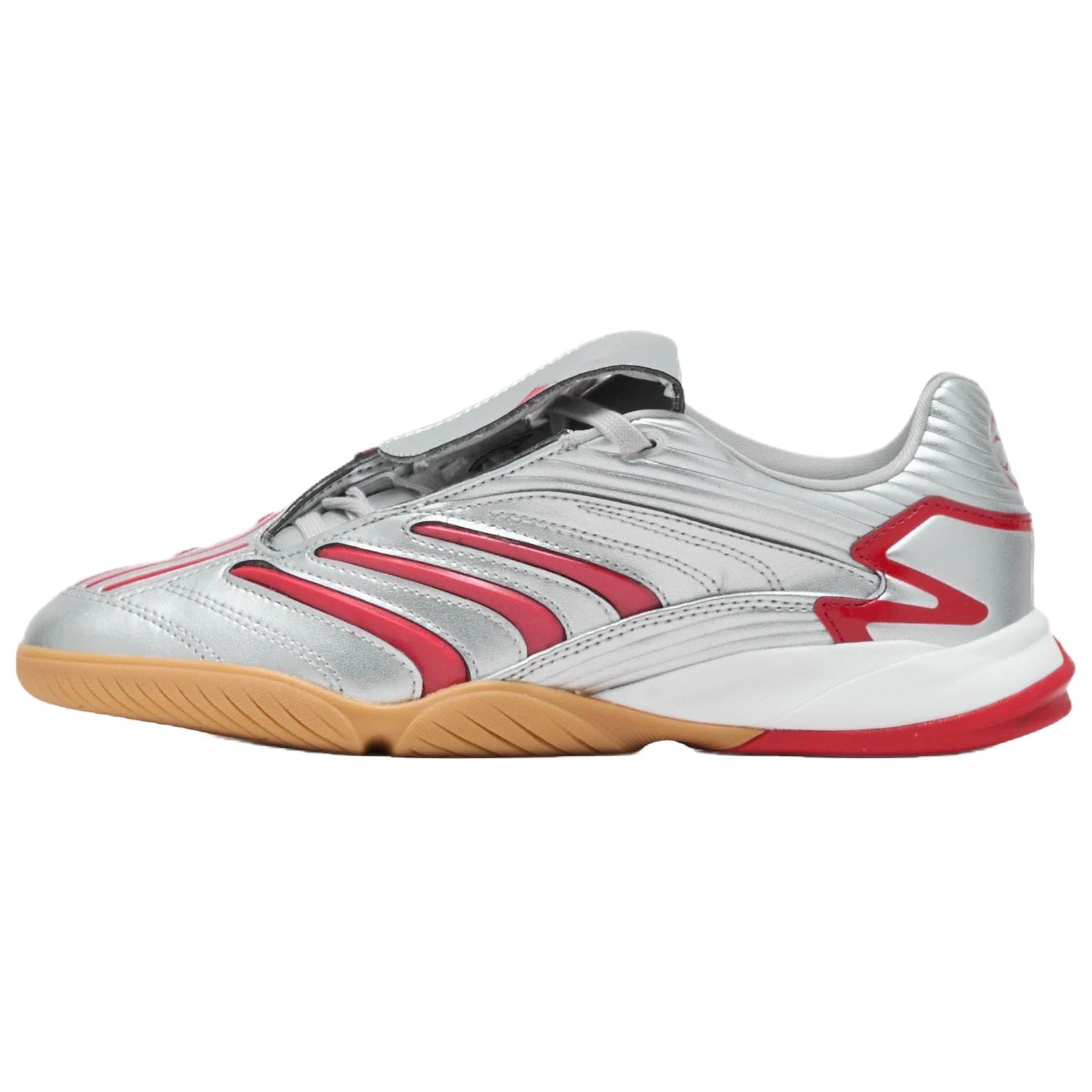 Кроссовки для футбола Adidas Predator Sala Футбольные бутсы Женские Серебристый Красный - изображение 1