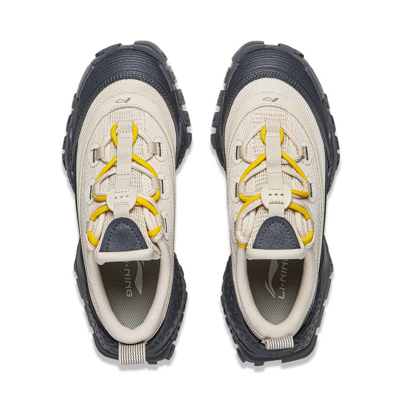Кроссовки Li NING Outdoor Counterflow Linjing Низкий Топ Походная Обувь Женская Овсяный Серый Эбеново-Черный - изображение 5
