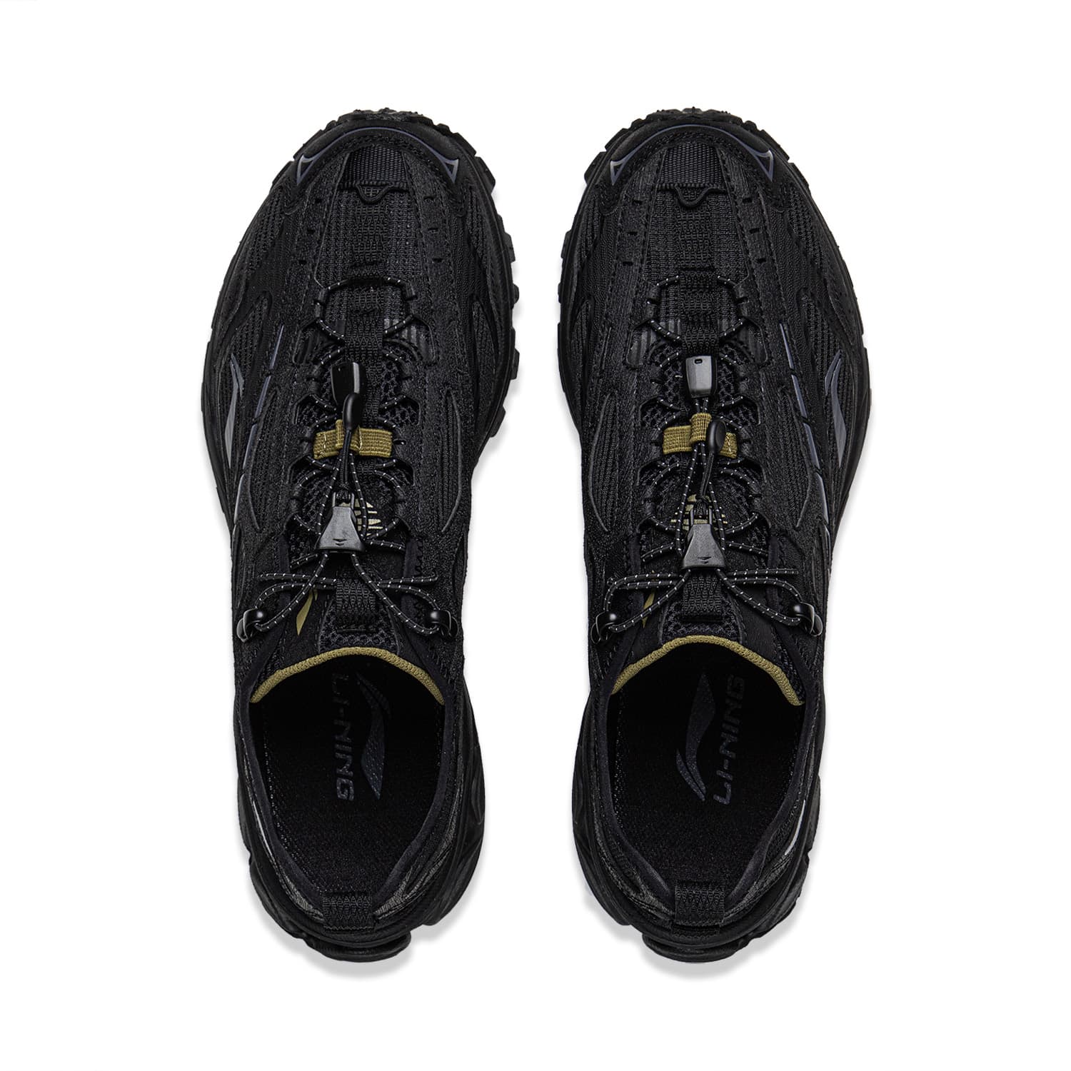 Кроссовки для бега Li NING Fuyao 2,0 Trail V3 Синтетическая кожа ТПУ (TPU) Амортизация Отскок Низкий верх Повседневные беговые кроссовки - изображение 4