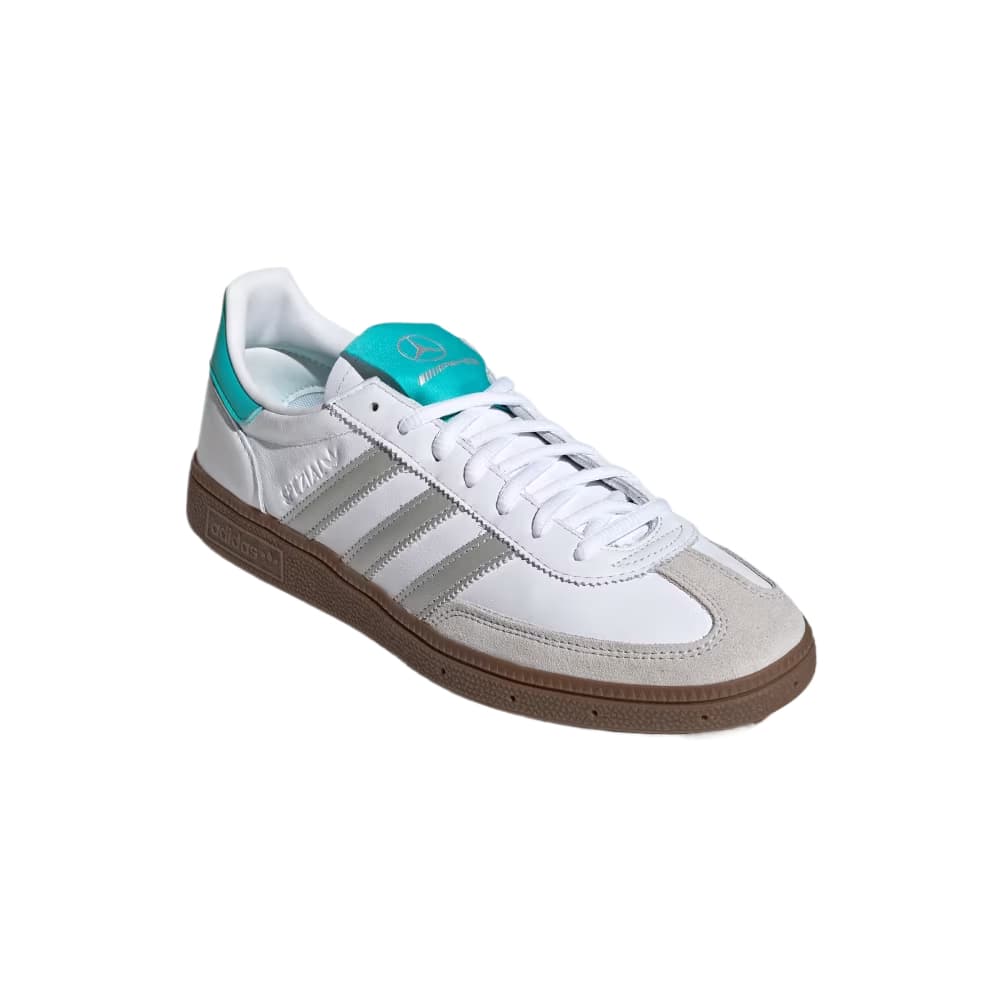 Кроссовки Adidas Originals x Mercedes AMG F1 HANDBALL SPEZIAL Низкие кеды из немецкой кожи (GAT) Мужские - изображение 3