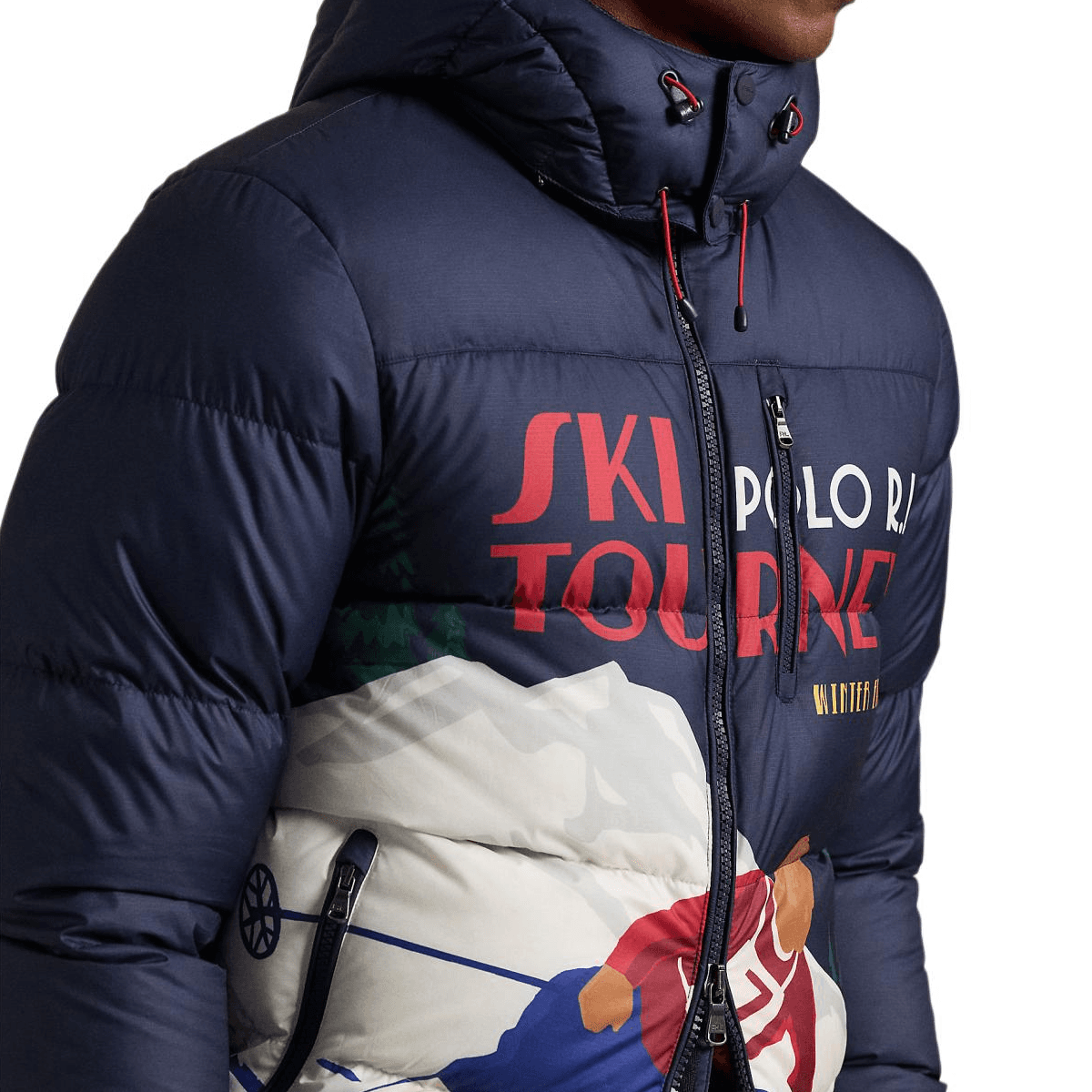Зимняя куртка Polo Ralph Lauren FW24 Пуховик Мужской Темно-Синий - изображение 5