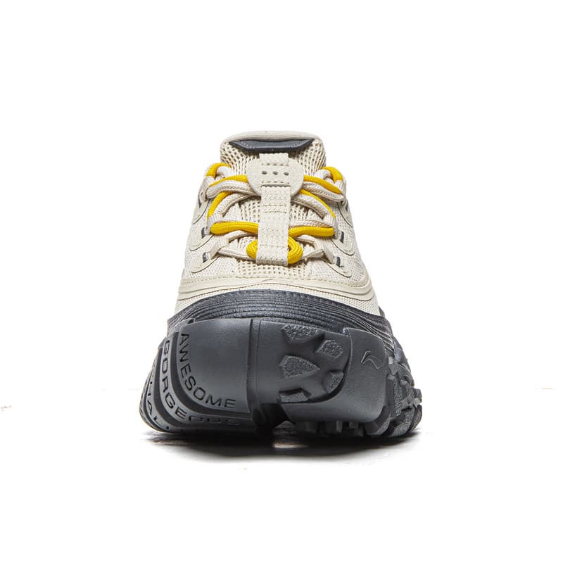 Кроссовки Li NING Outdoor Counterflow Linjing Низкий Топ Походная Обувь Женская Овсяный Серый Эбеново-Черный - изображение 6
