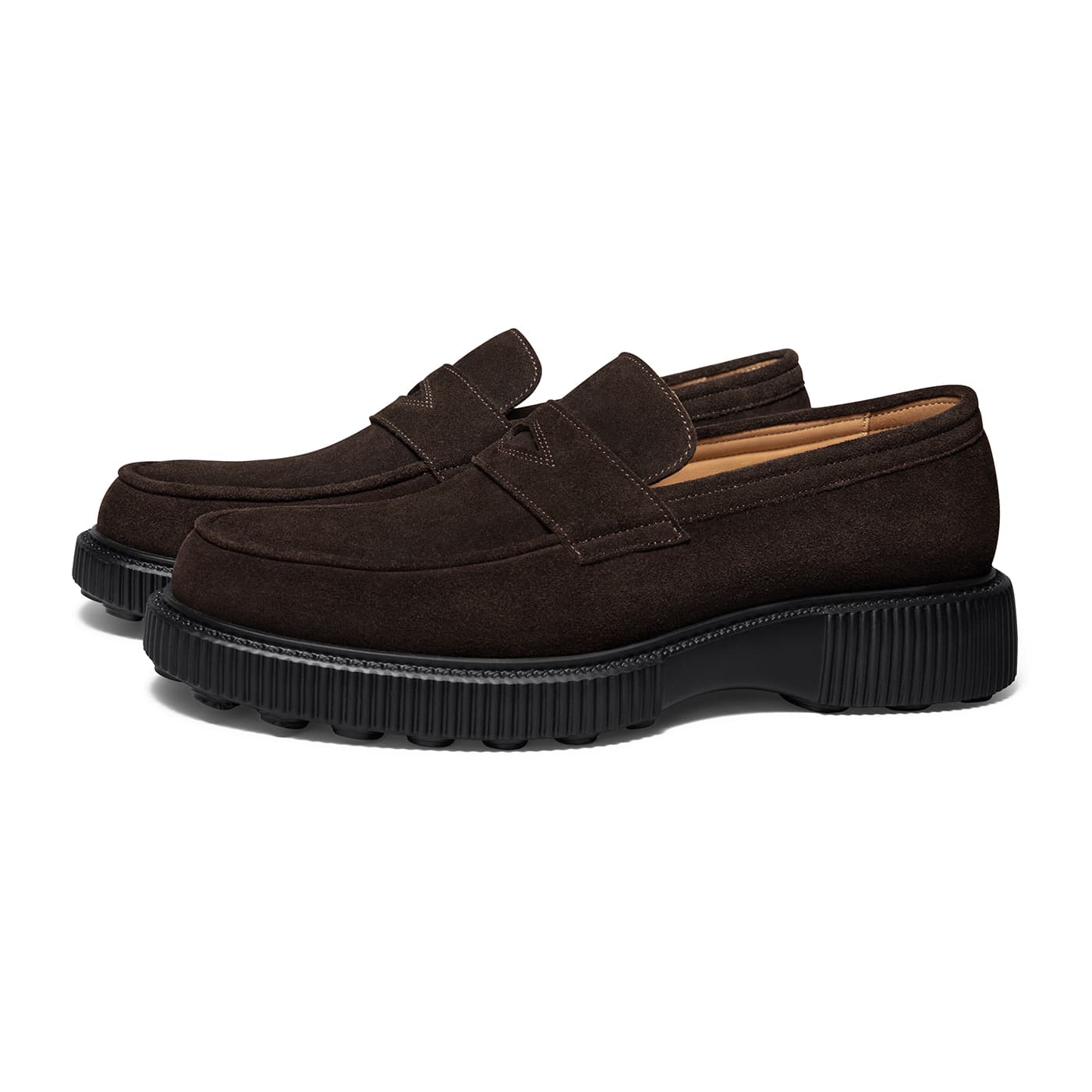 Лоферы THOM WILLS Суэдовый Винтаж Повседневный Универсальный Lazy Slip on Стиль "Старые деньги" Лоферы Мужские - изображение 2
