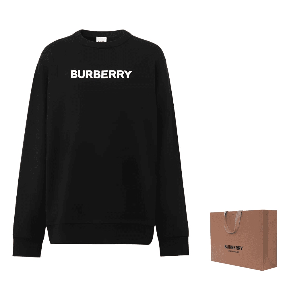 Кофта Burberry Sweatshirt Black - изображение 2