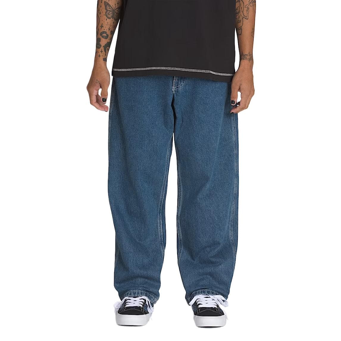 Штаны Vans Skate Check 5 Loose Denim Jeans Мужские Винтажные Индиго - изображение 2