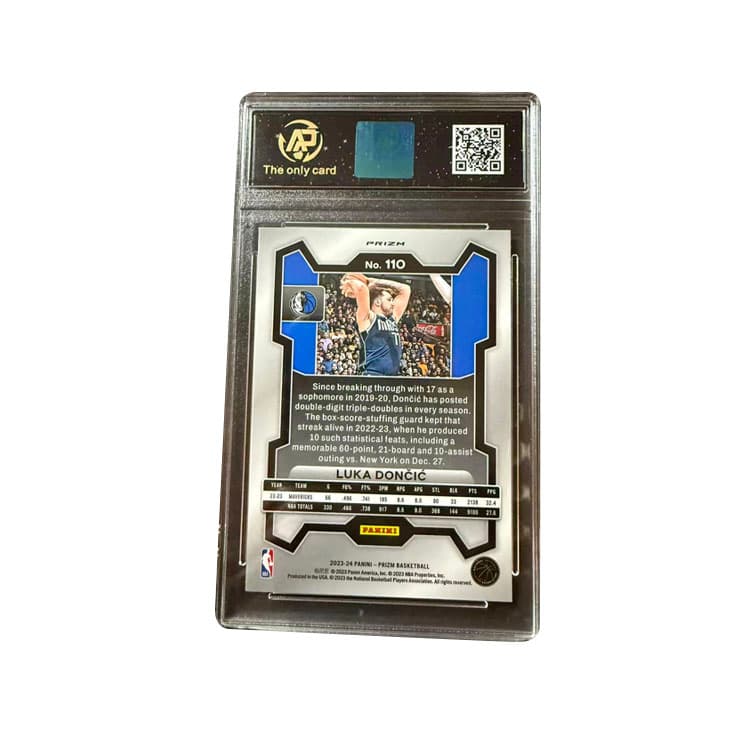 PANINI PRIZM Лука Дончич Подписанная карта Голографическая карта Ледяное Дробление - изображение 2