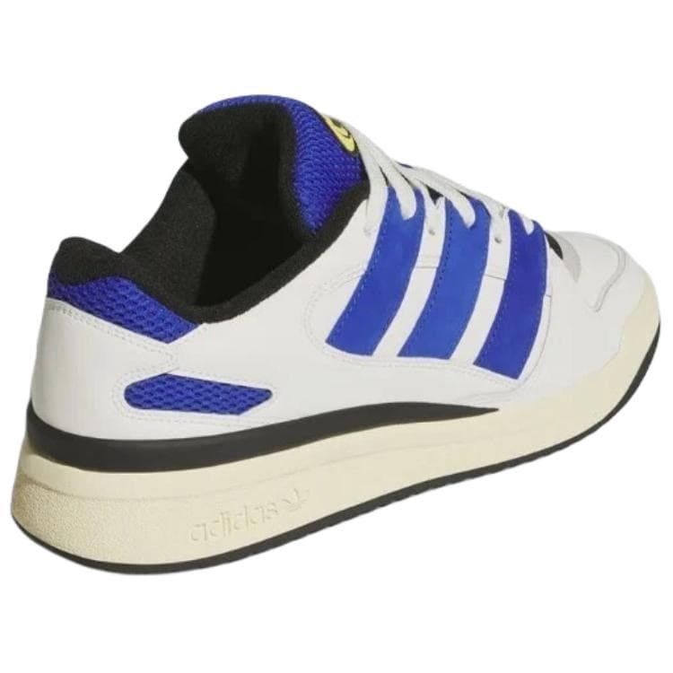 Кроссовки для баскетбола Adidas Originals FORUM 2000 Мягкий и Комфортный Устойчивый к Износу Низкие Баскетбольные Кроссовки Унисекс Белый Синий - изображение 5