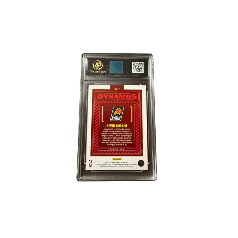PANINI Hoops SUNS Кевин Дюрант Корт Engine Высокий счет РАРНЫЕ Сертифицированные Карты 1 шт - изображение 2