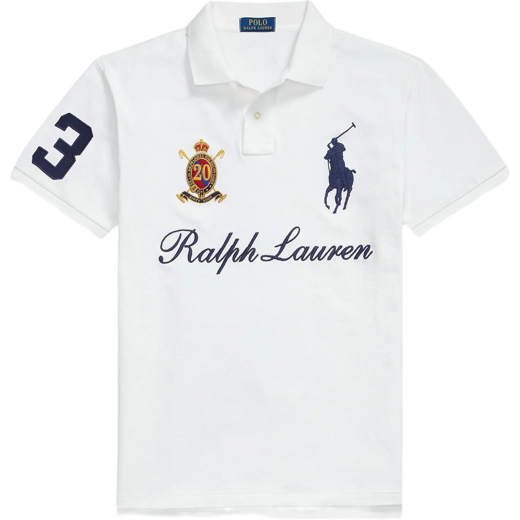 Поло Polo Ralph Lauren Big Pony SS26 Polo Стандартный Размер Мужской Белый - изображение 1