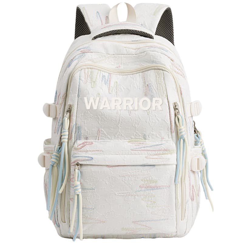Рюкзак Warrior Нейлоновый Рюкзак Стандартный Женский Белый - изображение 1