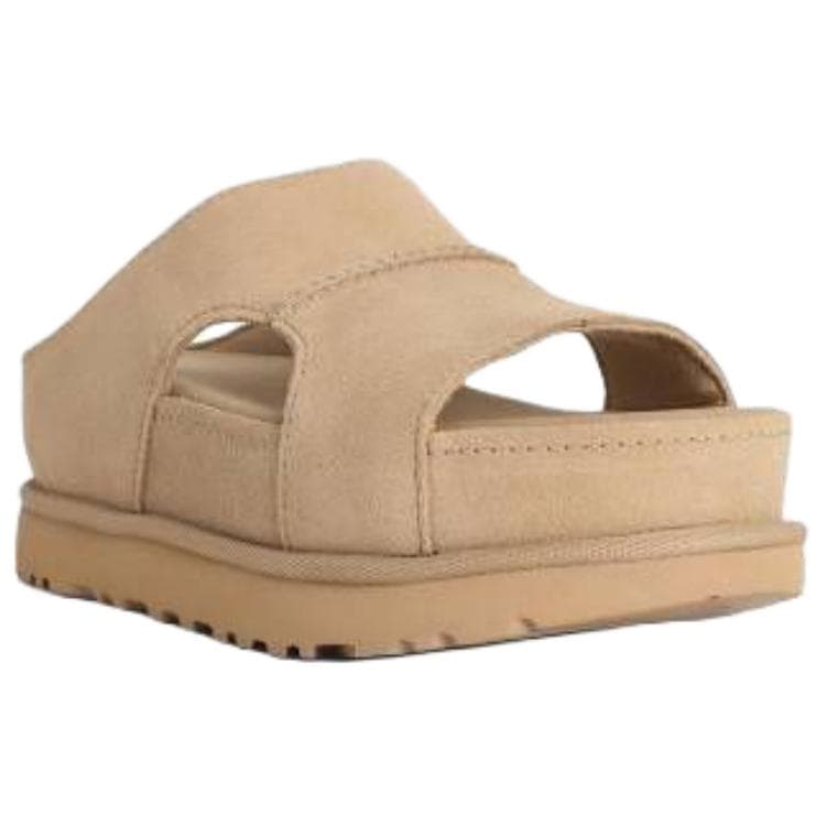 Сандалии UGG Устойчивые к истиранию шлепанцы женские цвет песочный - изображение 3