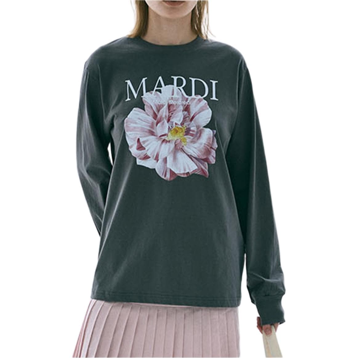 Футболка MARDI MERCREDI Carbon Gray Женские T-рубашки - изображение 1