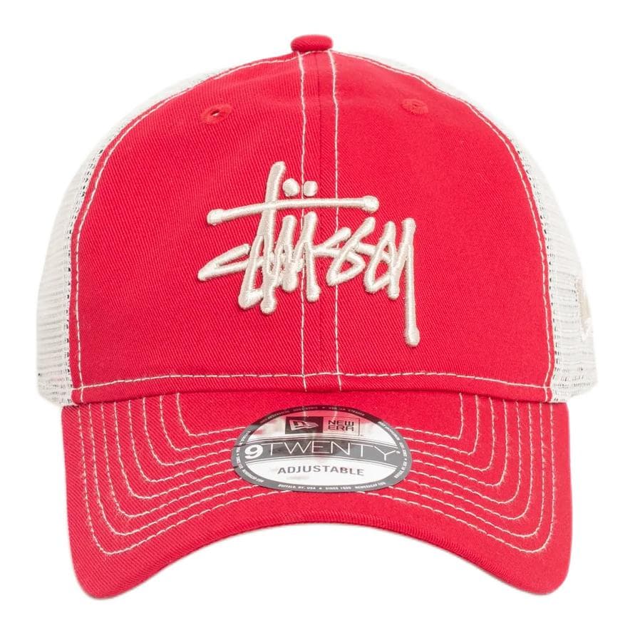 Кепка Stussy x New Era Хлопковые кепки унисекс алого цвета - изображение 2