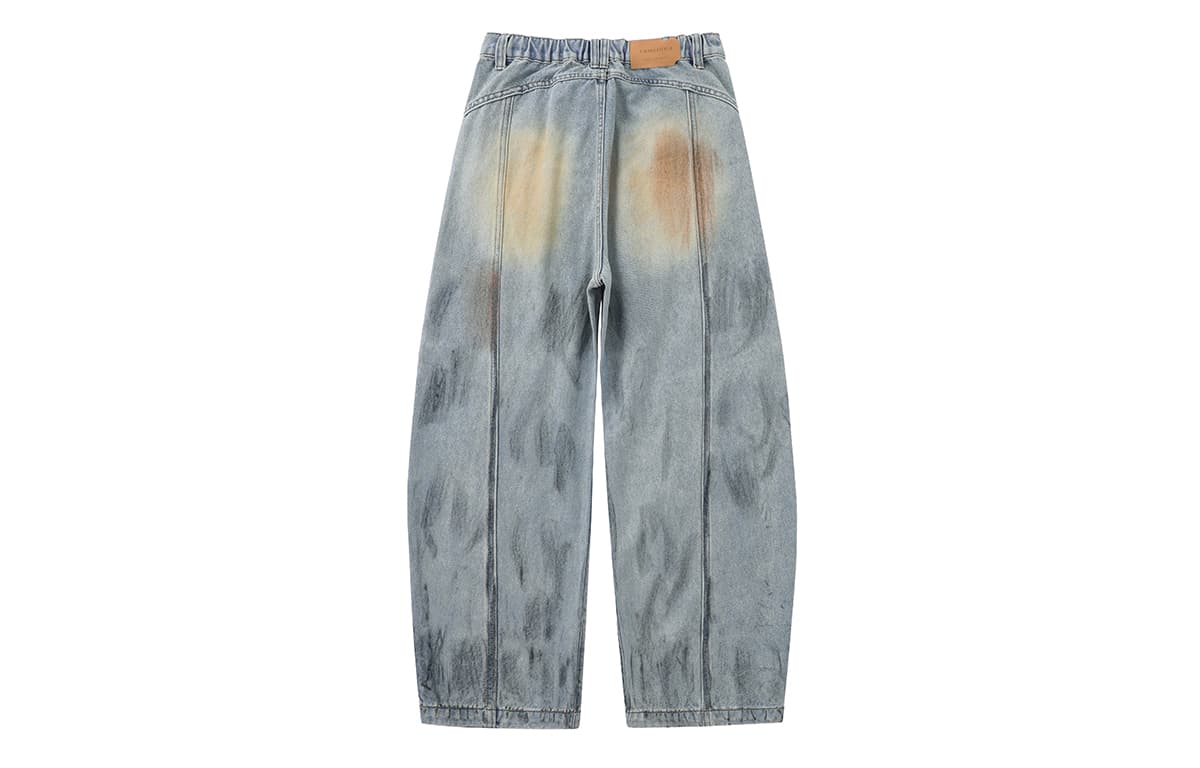 Штаны LAMLICKA Blue Unisex Jeans LAMLICKA Синий Унисекс Джинсы - изображение 2