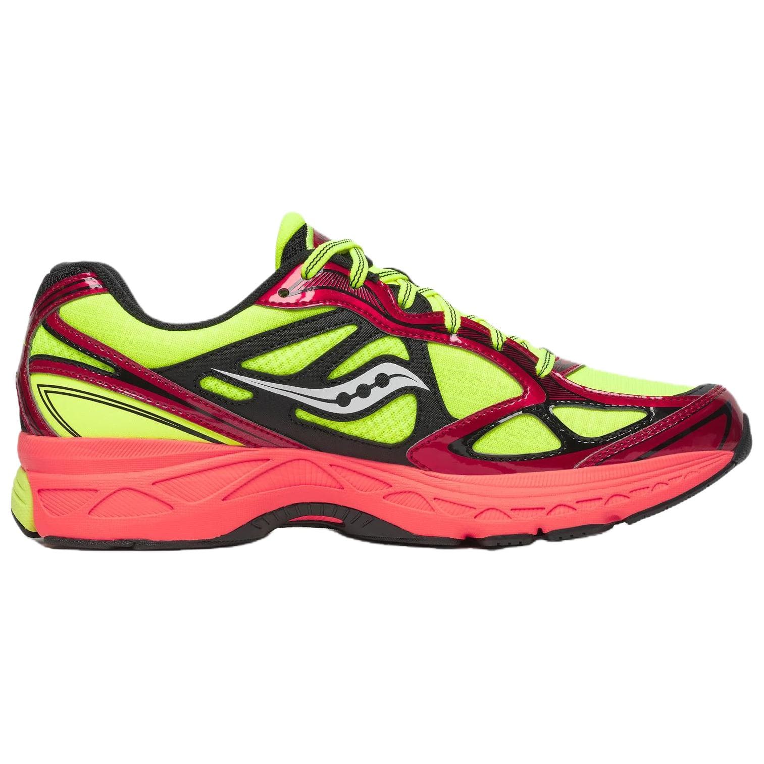 Кроссовки для бега Saucony ProGrid Guide 7 Low Топ Повседневные кроссовки для бега Унисекс Неоново-желтый - изображение 2