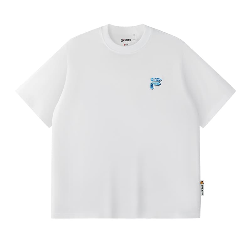 Футболка FILA FUSION FOB T Рубашка Унисекс Белая - изображение 2