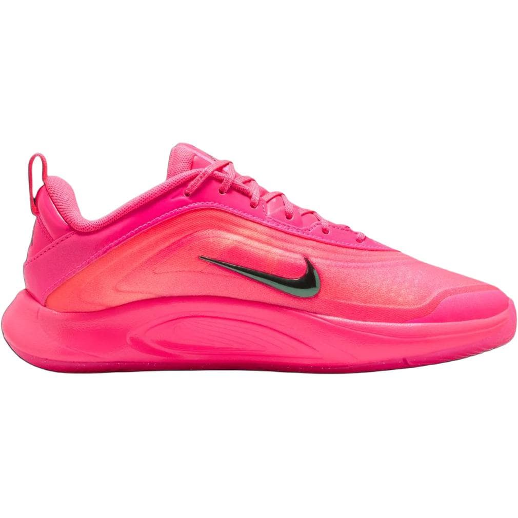 Кроссовки для баскетбола Nike A'One противоскользящие низкие детские баскетбольные кроссовки ярко-розовые для малышей - изображение 2
