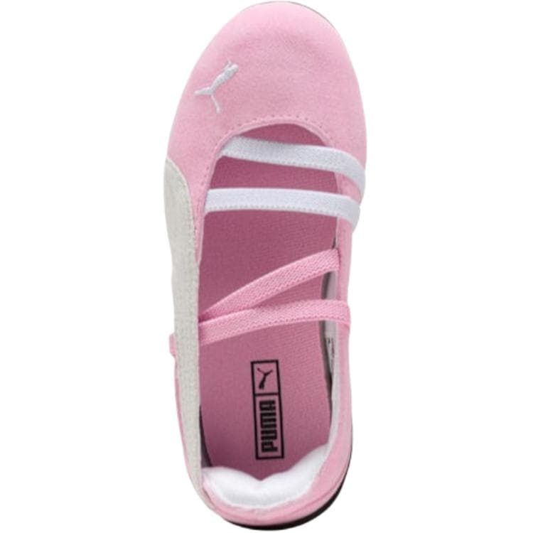 Кроссовки PUMA Speedcat Коровья кожа Низкий топ Повседневная обувь Розовый Детский - изображение 4