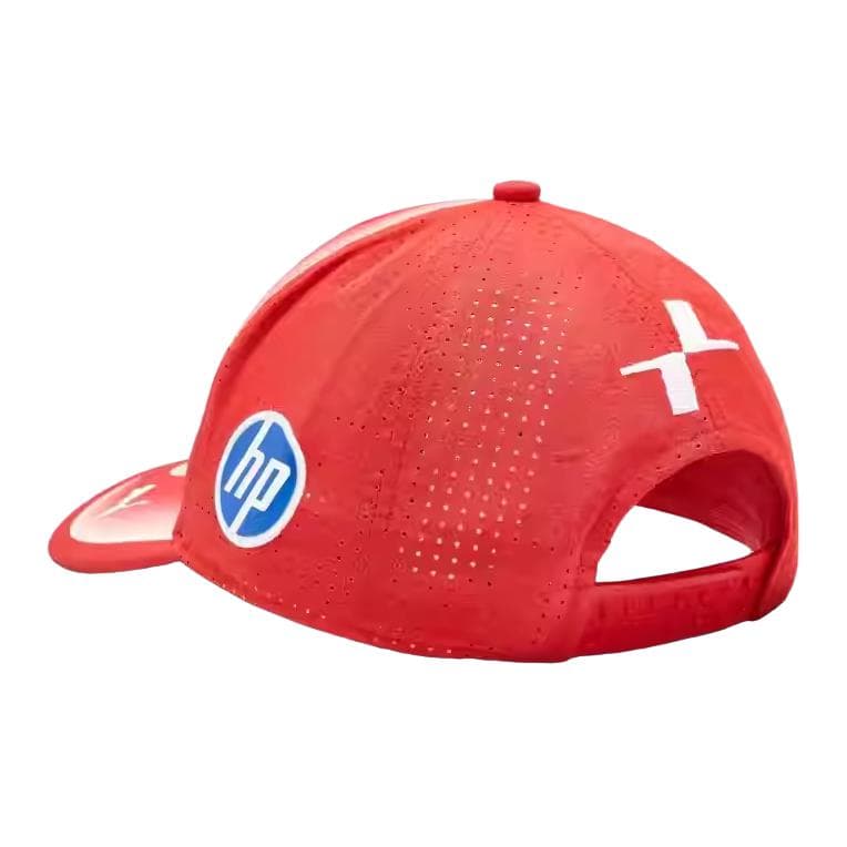 Кепка PUMA Полиэстеровые кепки из фибры унисекс оранжево-красного цвета - изображение 2