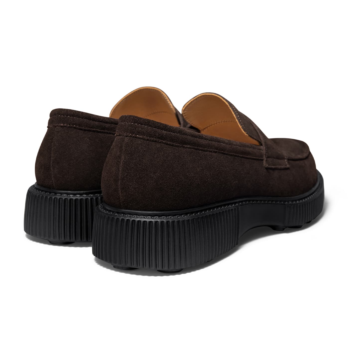 Лоферы THOM WILLS Суэдовый Винтаж Повседневный Универсальный Lazy Slip on Стиль "Старые деньги" Лоферы Мужские - изображение 4