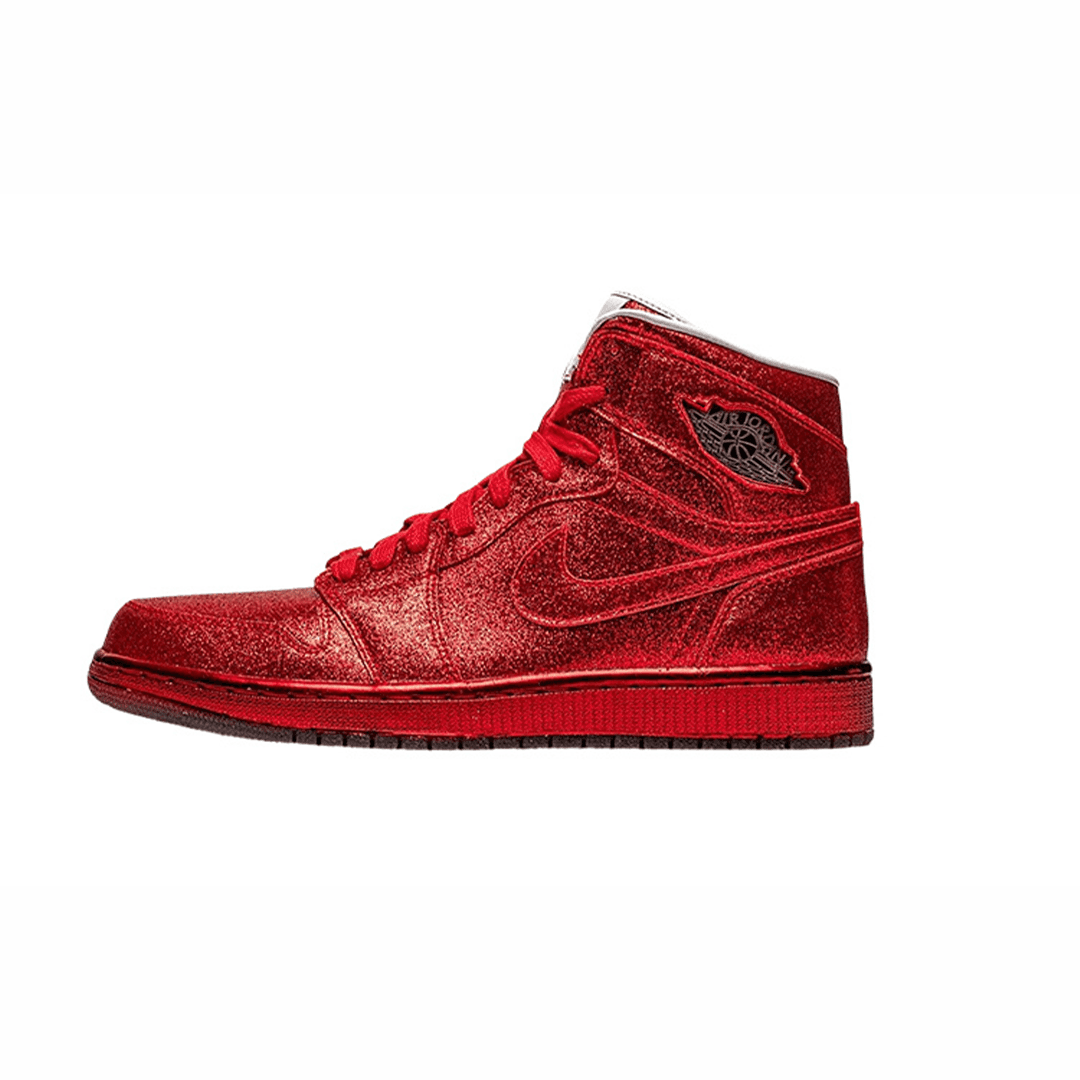 Ретро баскетбольные кроссовки Jordan Air Jordan 1 Противоскользящие Легкие Нескользящие MID Топ Скейтборд Кроссовки Мужские Красные - изображение 1