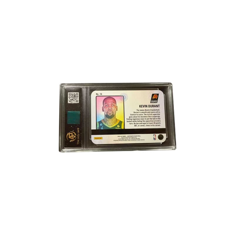 PANINI CONTENDERS SUNS Кевин Дюрант Серебряная карта Подлинность карты Высокий СКОР Редкая карта Карточки с оценкой - изображение 2