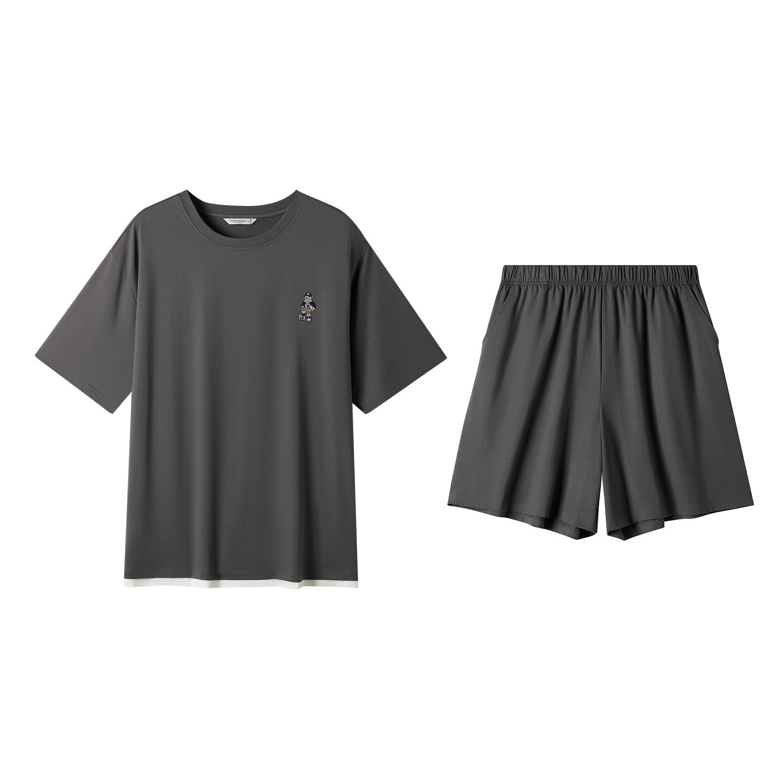 Пижама Teenie Weenie Stone River Gray Мужской Пижамный Комплект - изображение 1
