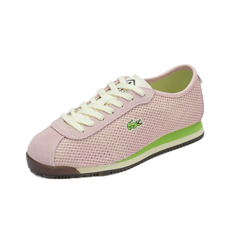 Кроссовки LACOSTE Низкий топ Повседневная обувь Женская Розовая - изображение 2