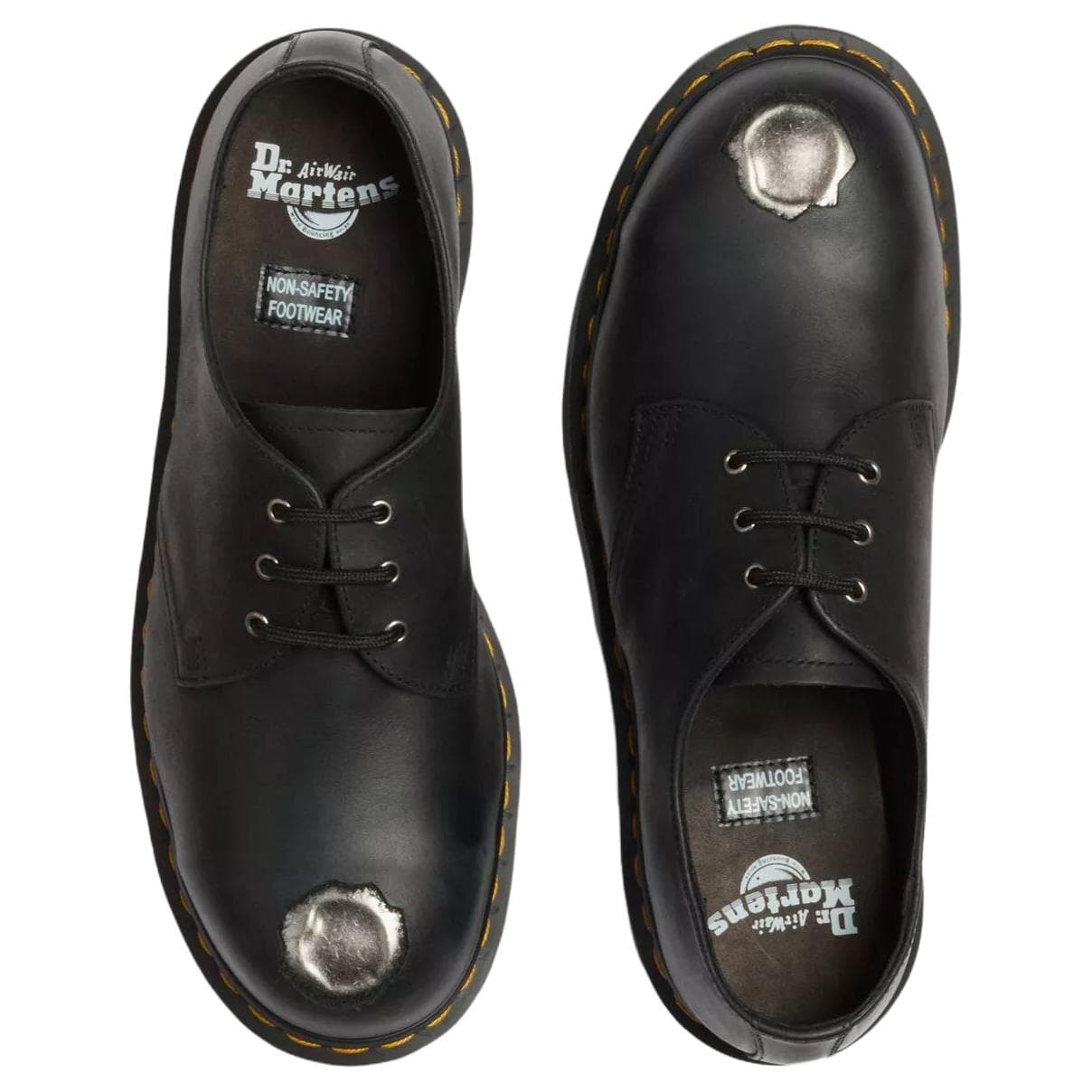 Dr.Martens 1461 Кожа Повседневные кожаные туфли Унисекс Черный - изображение 5