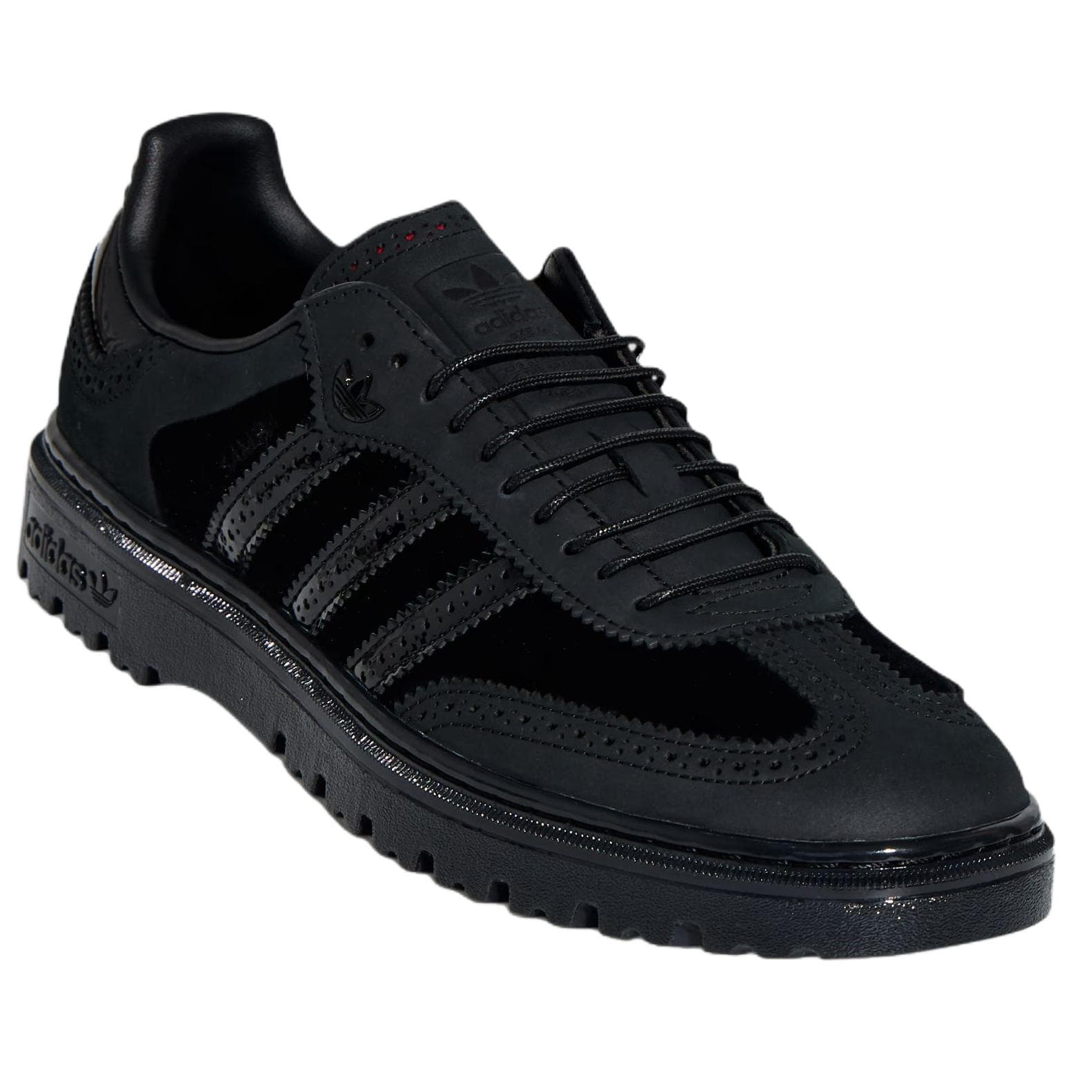Кроссовки Adidas Originals Samba Кеды немецкой армии (GAT) Унисекс Черный - изображение 3