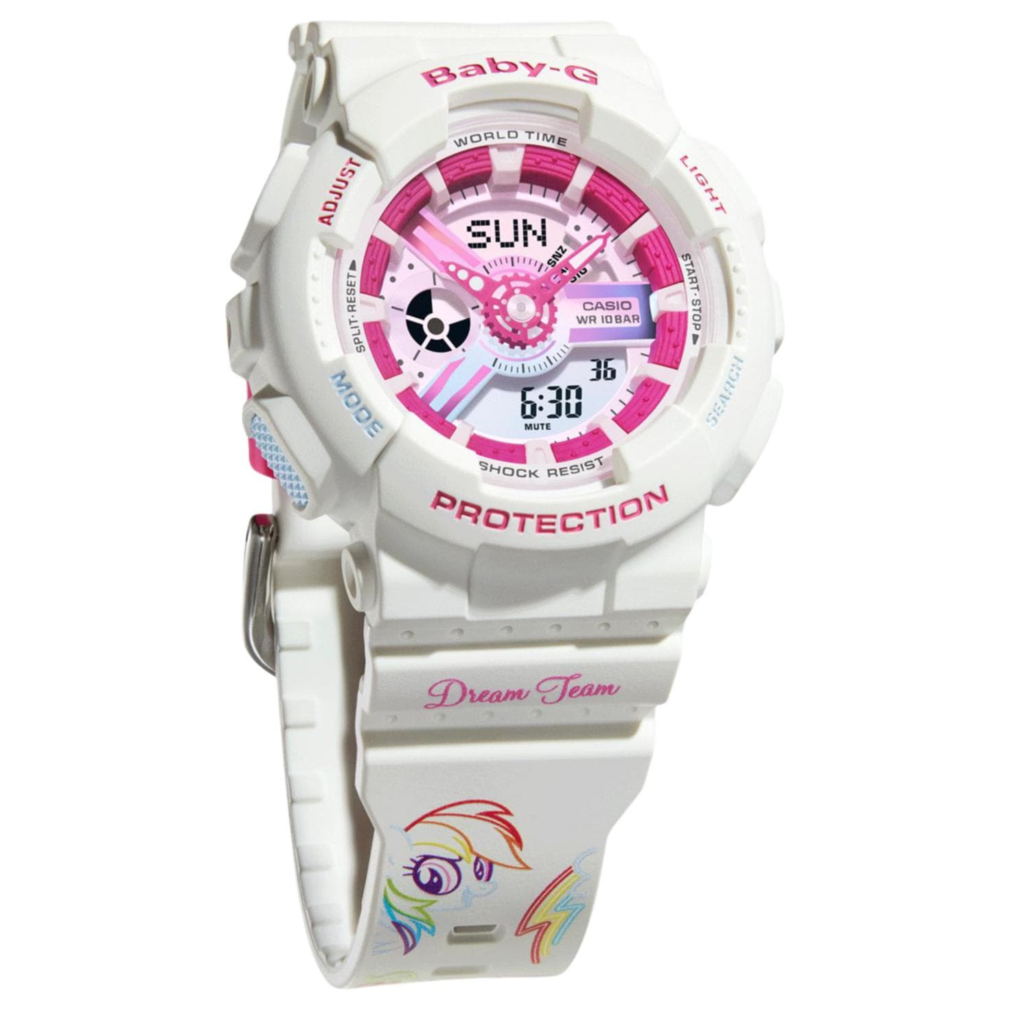 Часы Casio Мой маленький пони BA 110 Collection Кварцевый механизм Смола Шнуровка Часы Женские Часы - изображение 2