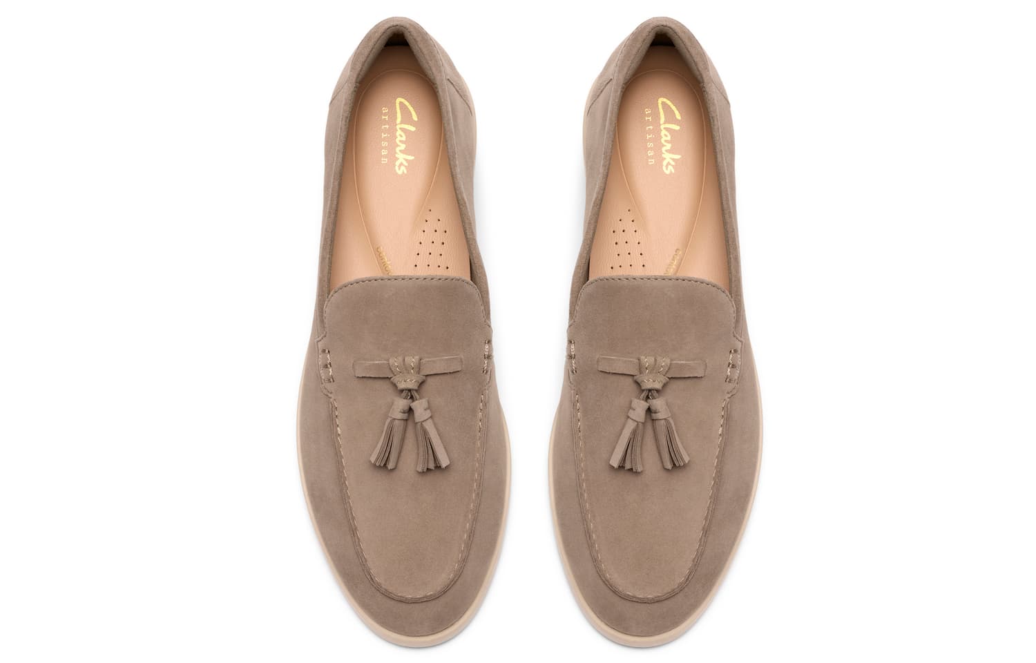 Лоферы CLARKS Лоферы Low Топ Хаки 261860274 Женские - изображение 3