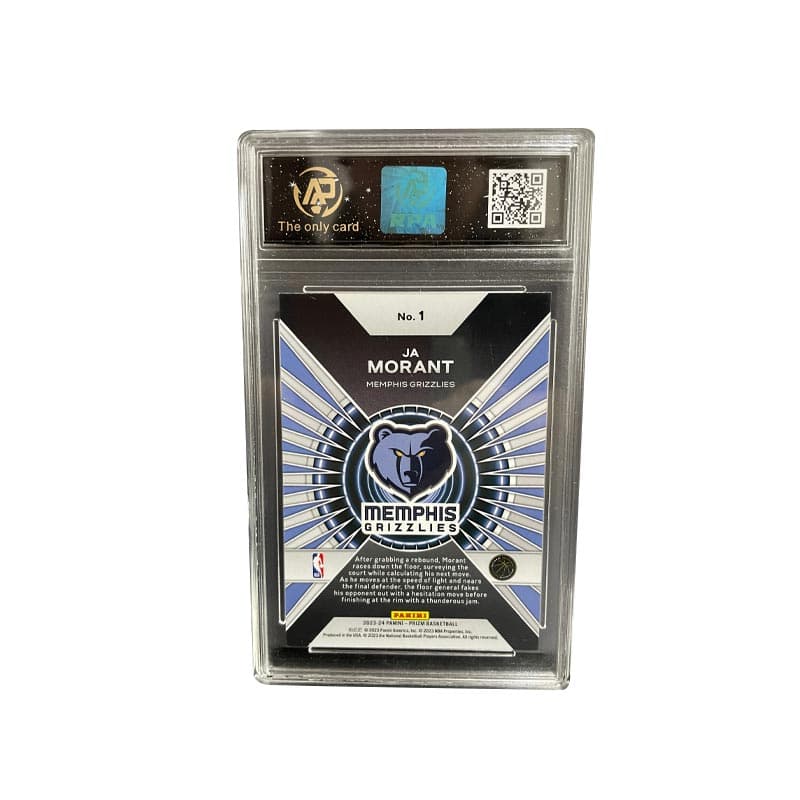PANINI PRIZM Ja Морант Король Медведей Громко и Без Страха Сертифицированные Карты 1 Упаковка - изображение 2