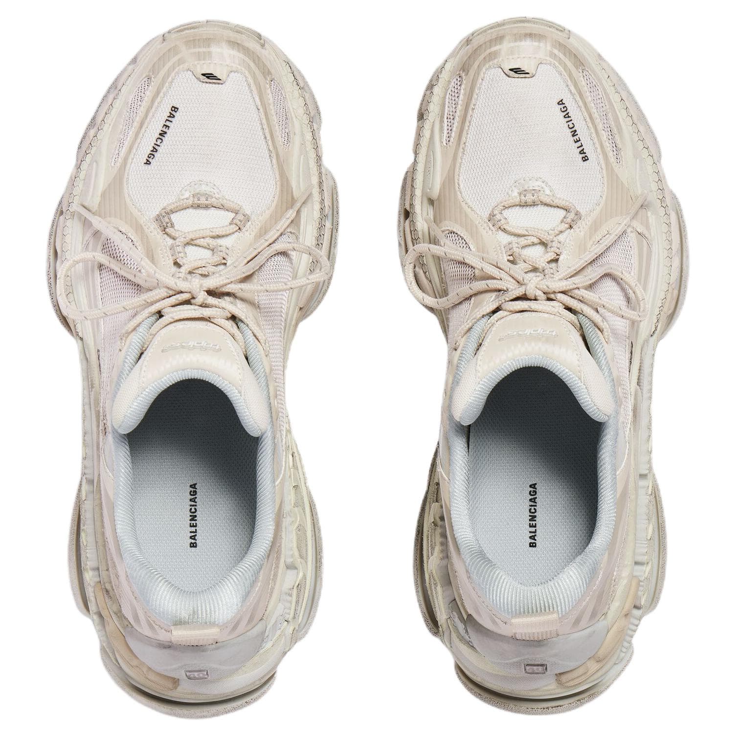 Кроссовки Balenciaga Triple S.2 .2 Low Топ Массивные кроссовки Женские Яйцо Оболочка Желтый - изображение 4